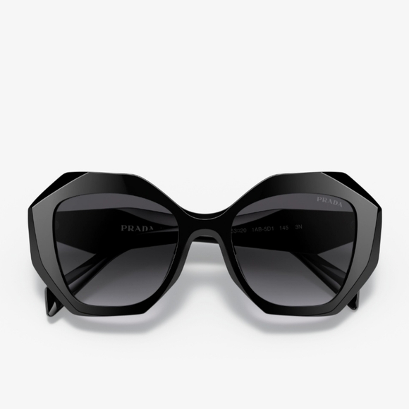 New Prada PR 16WS Sunglasses Case RXable Black/Gray Gradient - Picture 4 of 10